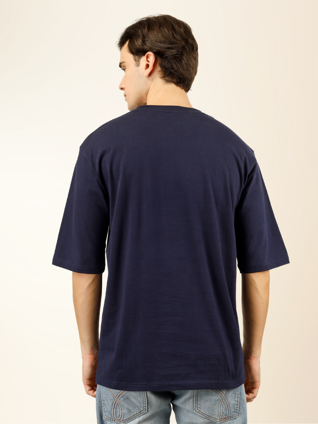Men’s Regular Fit Cotton T-Shirt – Classic Comfort with Everyday Style - Navy