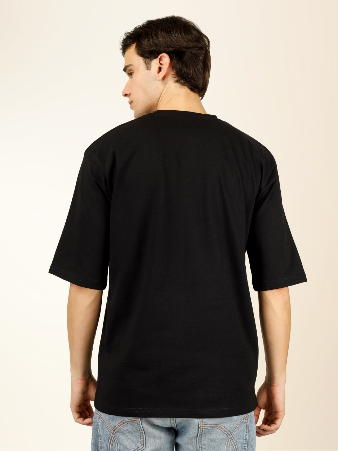 Men’s Regular Fit Cotton T-Shirt – Classic Comfort with Everyday Style - Black