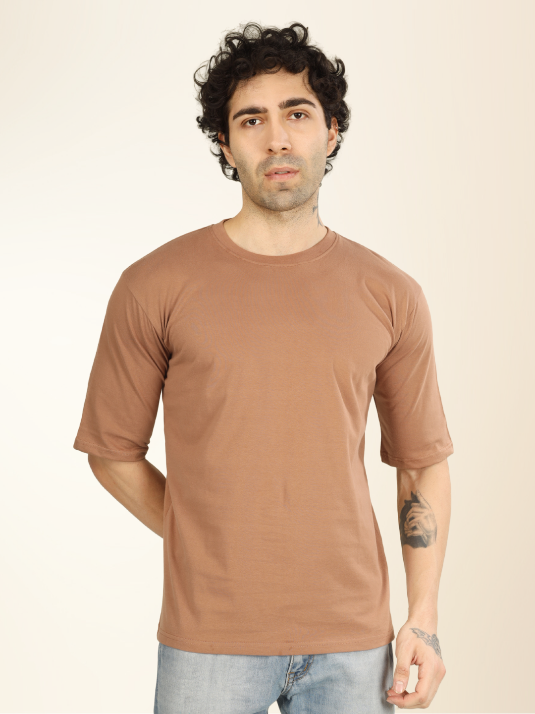 Men’s Classic Regular Fit T-Shirt – Simplicity Meets Comfort - Brown