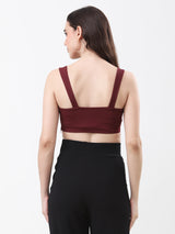 Minimal Square Neck Crop Top