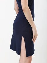 Ribbed One Shoulder Bodycon Dress