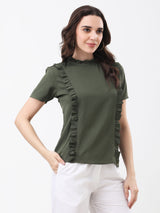 Olive Structured Everyday Top