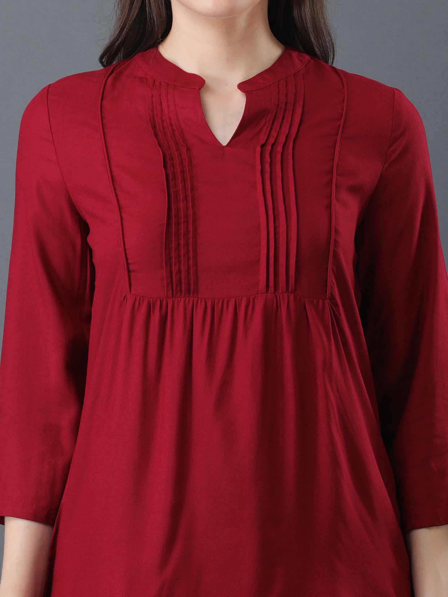 Solid Maroon Top