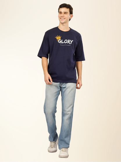 Men’s Regular Fit Cotton T-Shirt – Classic Comfort with Everyday Style - Navy