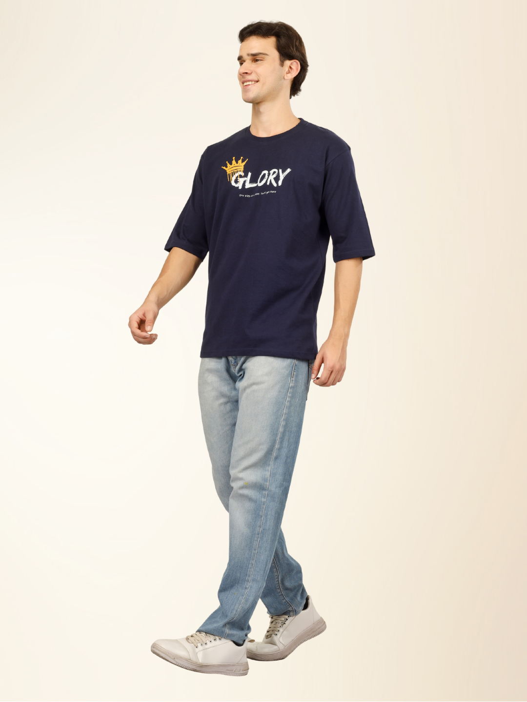 Men’s Regular Fit Cotton T-Shirt – Classic Comfort with Everyday Style - Navy
