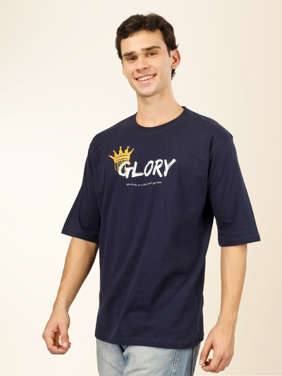 Men’s Regular Fit Cotton T-Shirt – Classic Comfort with Everyday Style - Navy