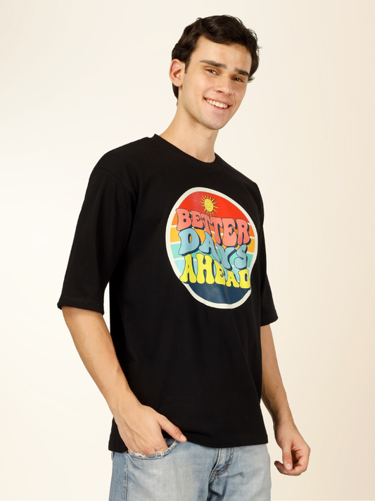 Men’s Regular Fit Cotton T-Shirt – Classic Comfort with Everyday Style - Black