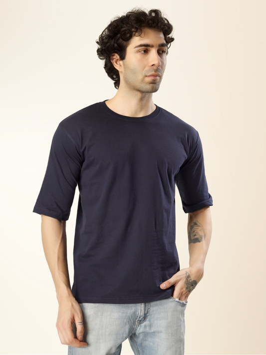Men’s Classic Regular Fit T-Shirt – Simplicity Meets Comfort - Navy