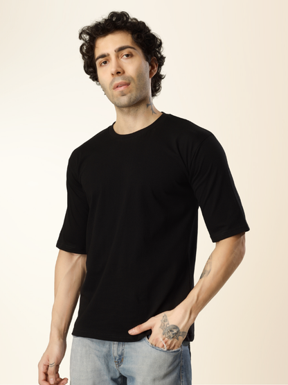 Men’s Classic Regular Fit T-Shirt – Simplicity Meets Comfort - Black