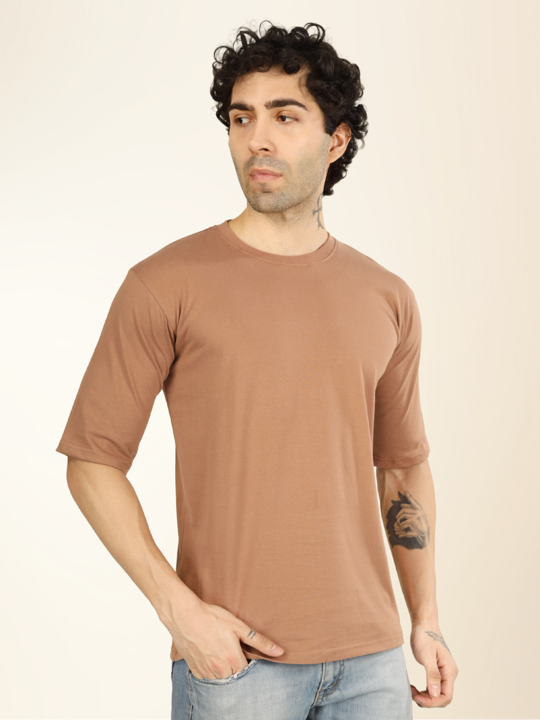 Men’s Classic Regular Fit T-Shirt – Simplicity Meets Comfort - Brown