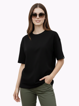 Women Printed Empower Cotton T-Shirt | Oversized