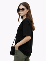 Women Printed Empower Cotton T-Shirt | Oversized