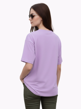 Women Printed Empower Cotton T-Shirt | Oversized