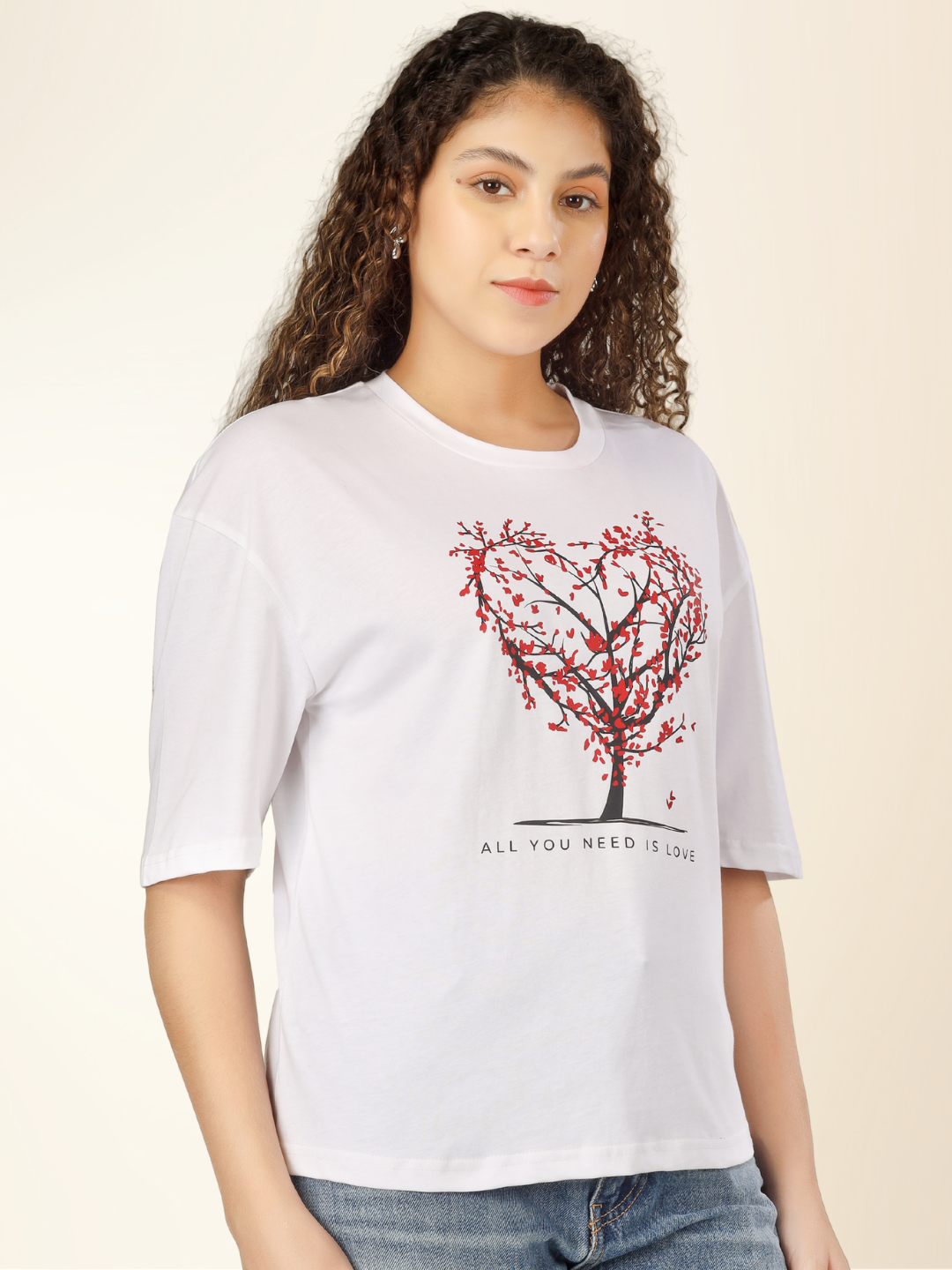 “All You Need Is Love” Tree Graphic Tee