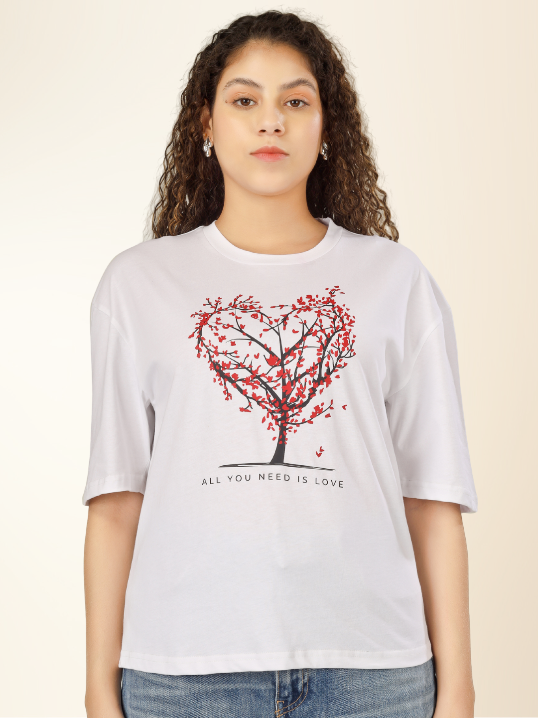 “All You Need Is Love” Tree Graphic Tee