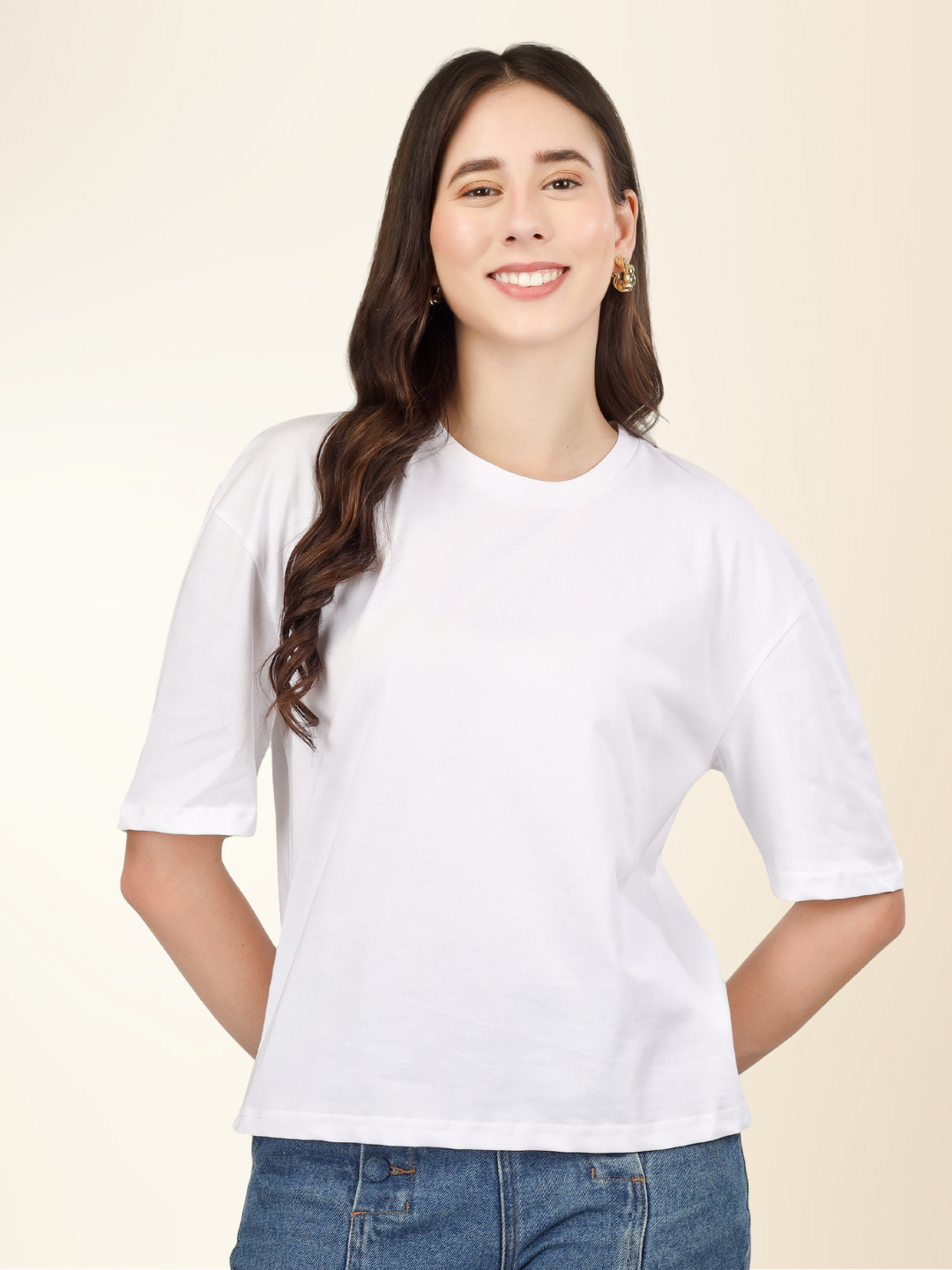 Oversized Cotton Tee – Laid-back Fit with Urban Edge