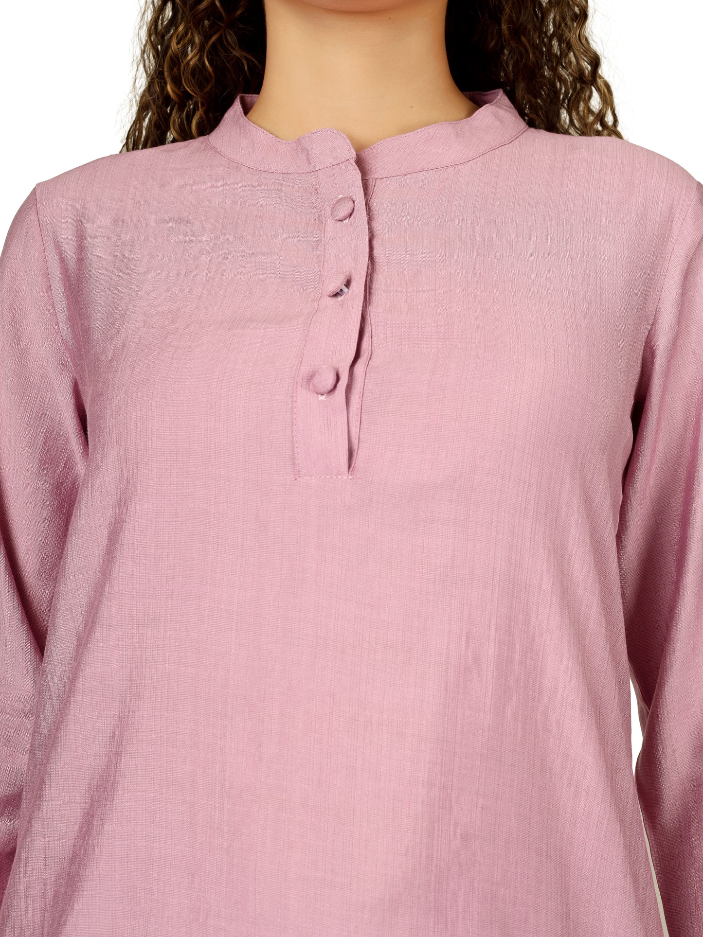 Pink Vertican Kurta Set